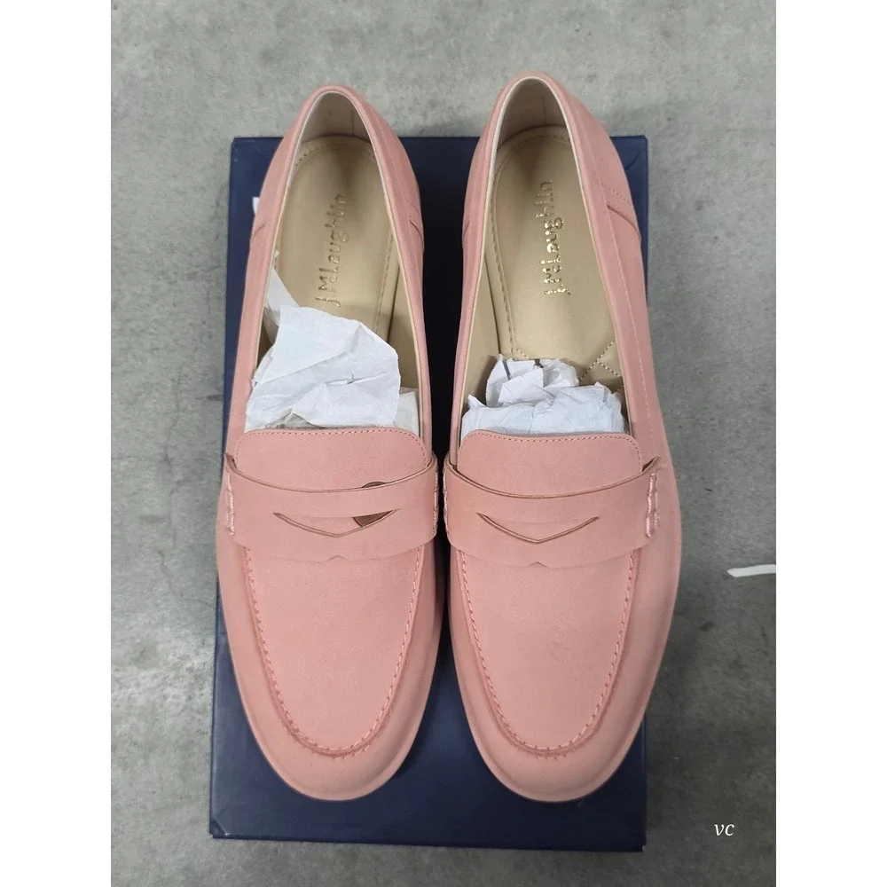 J.McLaughlin Concetta Leather Loafers in Pink - Women's Size 9.5 new in box